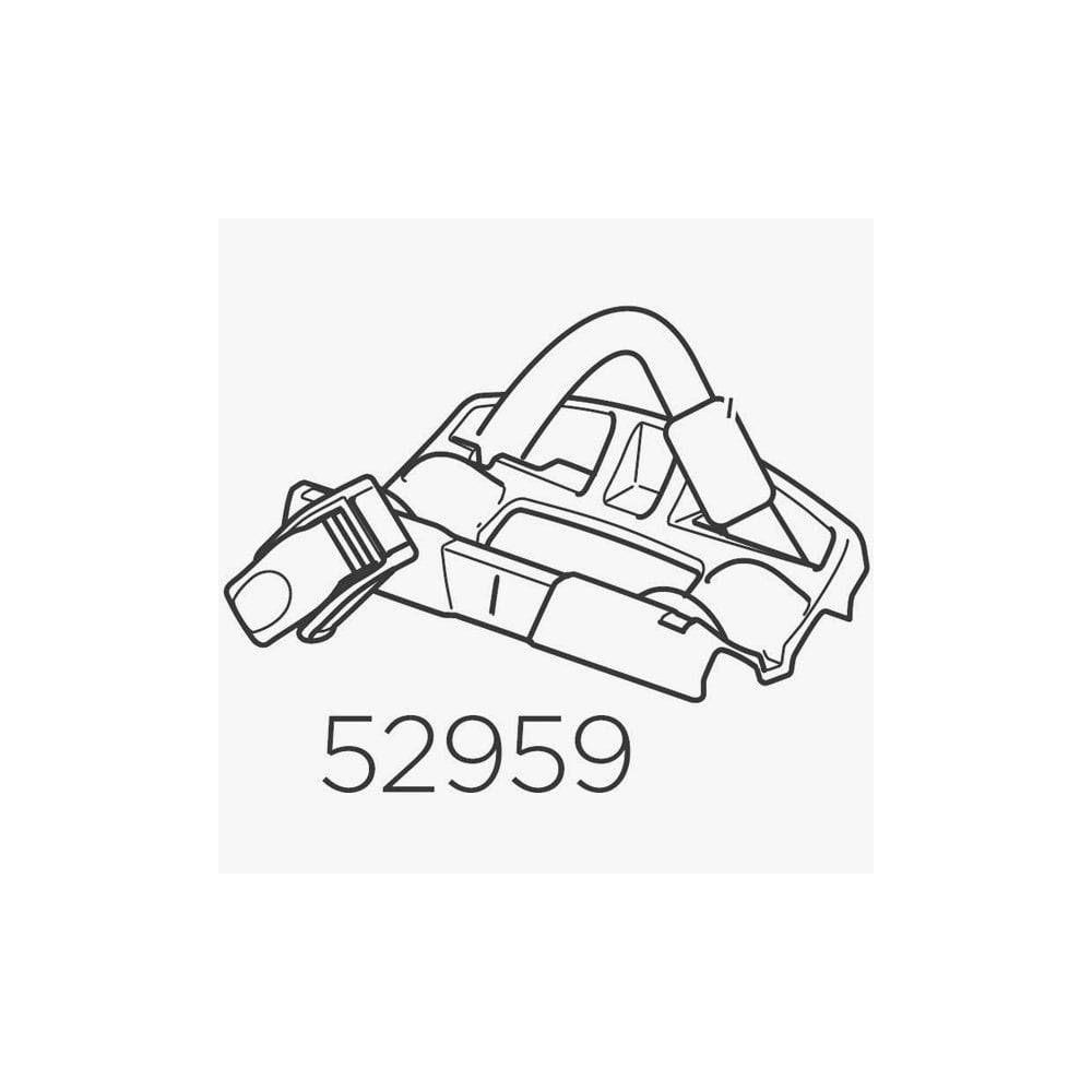 Thule 52959 rear wheel holder accessory for Thule 598 bike rack, designed to secure bike rear wheel during transport.