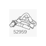 Thule 52959 rear wheel holder accessory for Thule 598 bike rack, designed to secure bike rear wheel during transport.