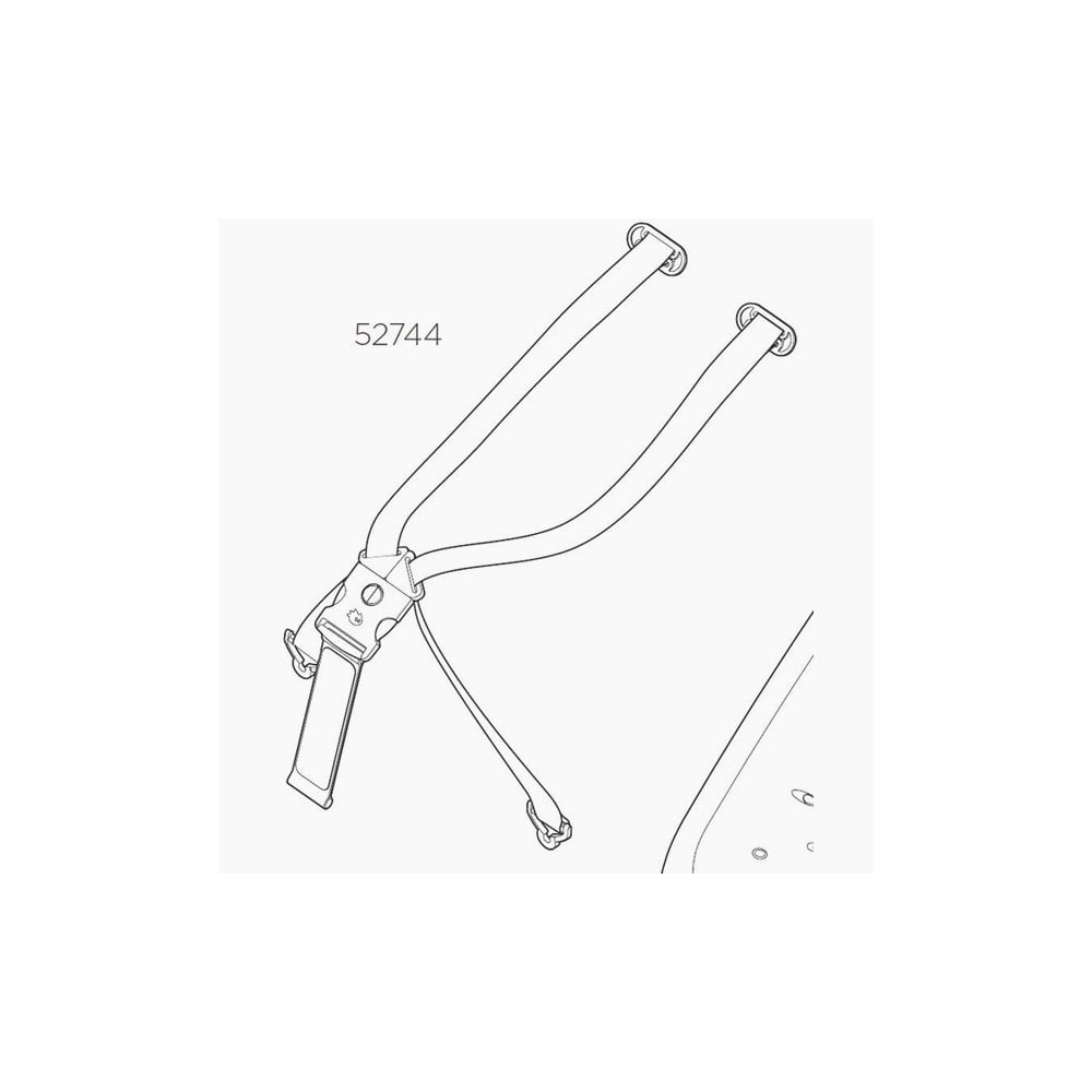 Thule Maxi Harness replacement for Yepp childseat, genuine accessory with secure mounting components and spare parts.