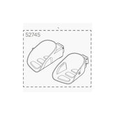 Thule Mounts & Spares - Yepp Maxi Footrests left and right