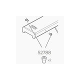 Pair of Thule Yepp Maxi replacement outside screws for child seat mounting, essential accessories for secure installation.