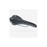 PRO Turnix Crmo saddle with PU padding and nylon fiber base, designed for comfort, bicycle component by PRO.