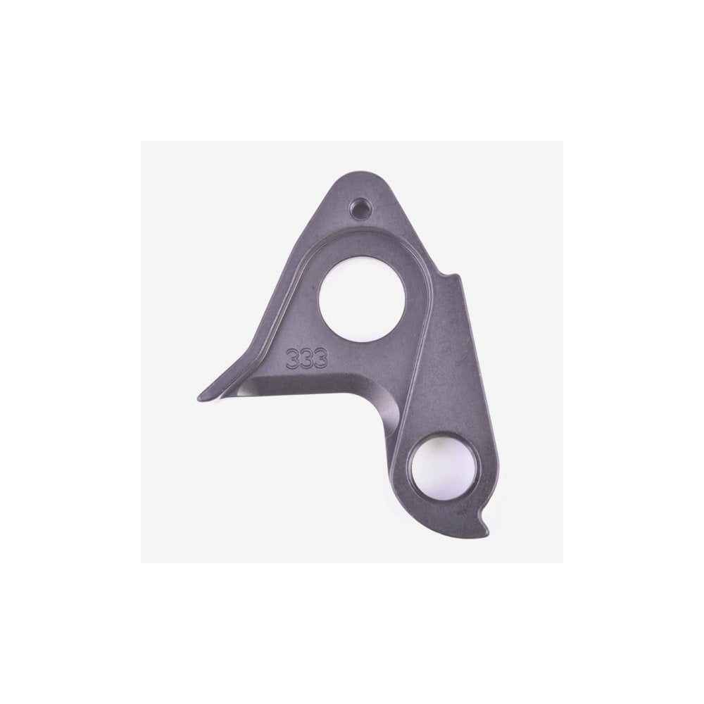 Wheels Manufacturing replaceable derailleur hanger dropout for bike frames, component in metallic finish.