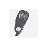 Wheels Manufacturing replaceable derailleur hanger dropout, CNC machined upgrade for bicycle components, in silver finish.