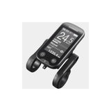 Shimano STEPS SC-E6100 display bracket for 31.8mm handlebars on e-bike, mounted on bicycle handlebars.
