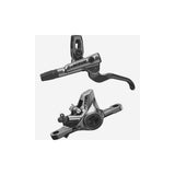 Shimano XTR BR-M9100 I-Spec EV post mount brake lever and caliper set for mountain bikes, with hydraulic disc brake components.