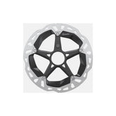 Shimano STEPS RT-EM910 Ice Tech Freeza rotor with lockring for e-bike braking components, durable and high-performance bike part.