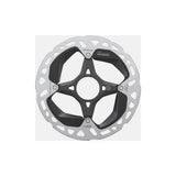 Shimano STEPS RT-EM910 Ice Tech Freeza rotor with lockring for e-bike braking components, durable and corrosion-resistant.