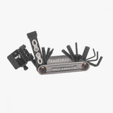 Blackburn Tradesman Mini Bike Multi-Tool with 18 functions and quick link remover, suitable for workshop and bike repairs.
