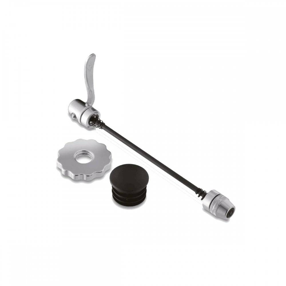 Minoura SQR-1 quick release skewer kit for enclosed dropout bike frames, bike accessories for secure wheel attachment