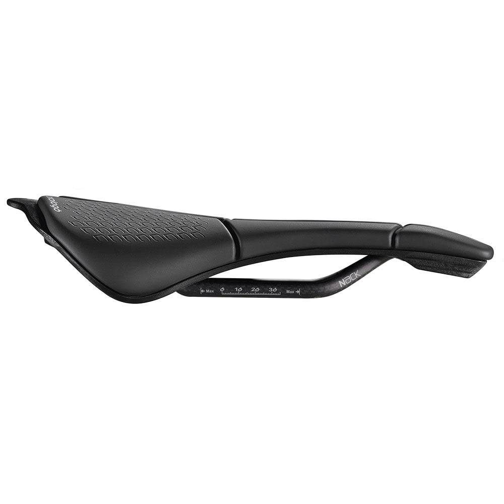Prologo Scratch M5 140 Nack unisex ergonomic cycling saddle with sleek design and supportive padding for comfortable riding.