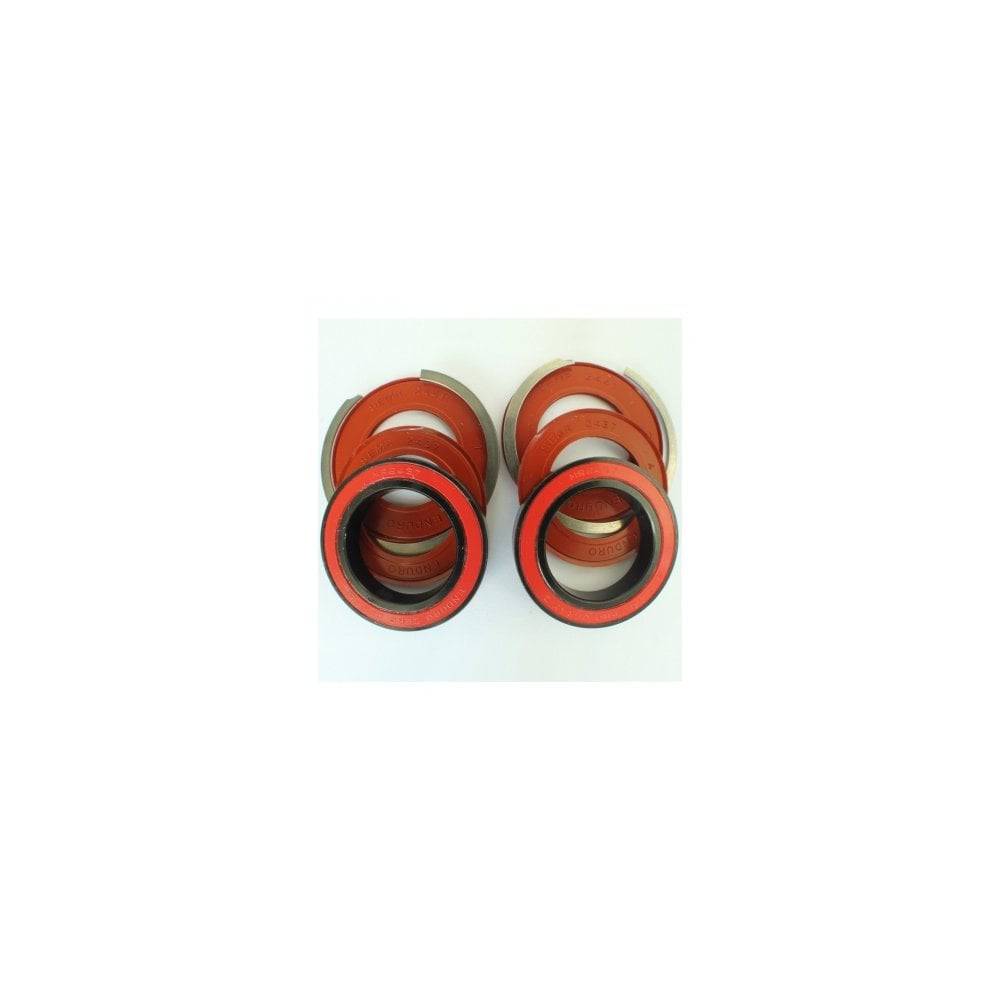 Enduro Bearings BB386 ceramic hybrid bottom bracket kit with 30mm spindle, designed for bike components, featuring high-performance bearings.