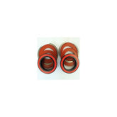 Enduro Bearings BB386 ceramic hybrid bottom bracket kit with 30mm spindle, showing bearings and installation components.