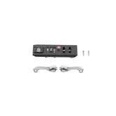 Topeak Spare Pakgo X TSA lock and zipper set with fixing screws in black, accessory for bike luggage and storage.