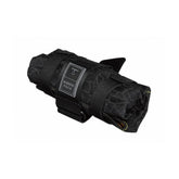 Topeak Burrito Wrap bike accessory organizer in black, compact and water-repellent storage for cycling gear.