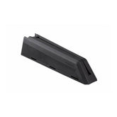 Topeak Fastfuel Tribox black top tube bike storage box with cycling essentials, mounted on bike frame for easy access.