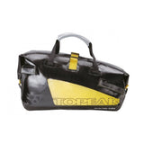 Topeak Journey Trailer waterproof drybag in black and yellow, durable bike trailer accessory for secure storage.