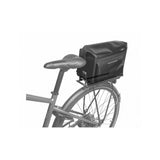Topeak Omni Quicktrack Adapter for MTX QT System rear bike racks in black, accessory for quick attachment and compatibility.