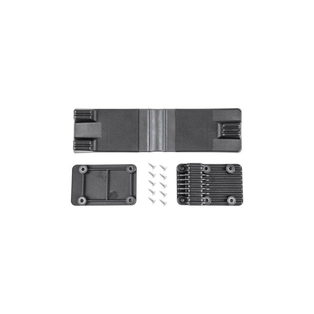 Topeak Spare Pakgo X bike case hinge replacement in black, durable plastic with easy install for bicycle accessories.