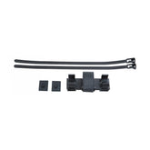 Black Topeak bracket for Road Morph and Mini Morph pump mounting, durable accessories for bike pump attachment.