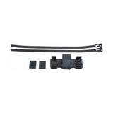 Black Topeak bracket for Road Morph and Mini Morph pump mounting, durable accessory for bike pump attachment.