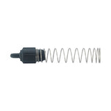 Topeak black and silver check valve for JoeBlow Sprint, Turbo, XO, and Mega pump models, used as a bike pump accessory.