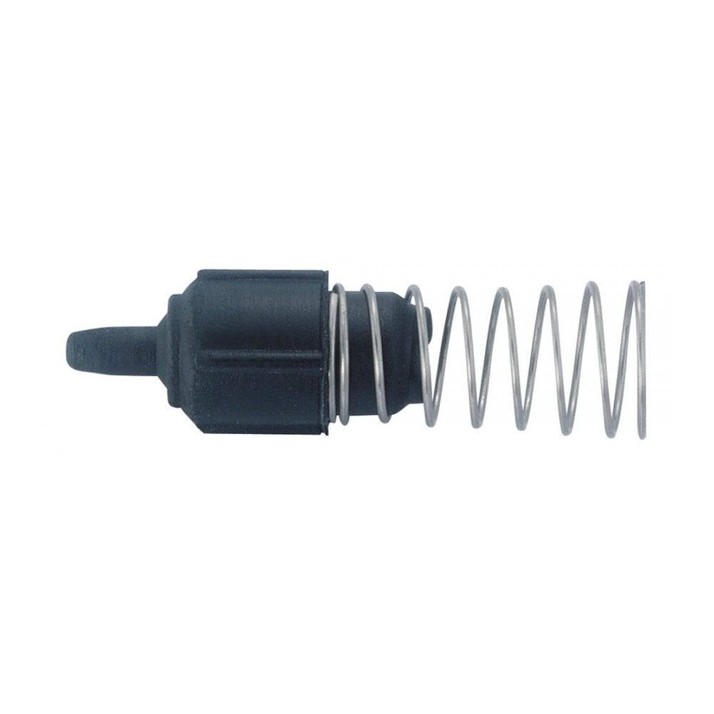 Topeak JoeBlow Mountain check valve accessory for pump air flow control and inflation, shown in the image.