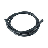 Black Topeak JoeBlow replacement hose for floor pumps, durable and compatible accessories for bicycle inflators.
