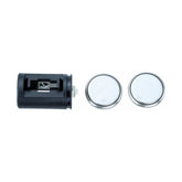 Topeak Mini Rocket iGlow bike safety light in black with batteries, compact and portable cycling accessory.