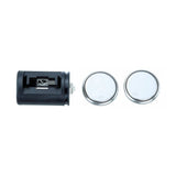 Topeak Mini Rocket iGlow bike safety light in black with batteries, compact and portable cycling accessory.