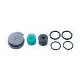 Topeak Mini Dual Pump rebuild kit in black, replacement accessories for maintenance and repair of portable bike pumps.