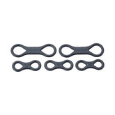 Topeak Mini Rocket iGlow black safety strap for cycling visibility, featuring glow-in-the-dark material and adjustable strap.