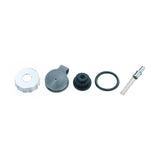 Topeak Peak DX II Pump Rebuild Kit in black, replacement accessories for efficient bike pump inflation.