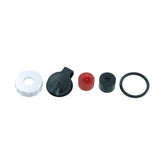 Topeak Mountain MasterBlaster pump rebuild kit in black, includes replacement parts for maintenance and repair.