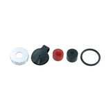 Topeak Mountain MasterBlaster pump rebuild kit in black, includes replacement parts for mountain bike pump maintenance.