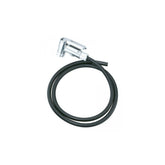 Topeak Smarthead DX upgrade kit with hose and mounting hardware for bike pump accessories, black color, compatible with pumps.
