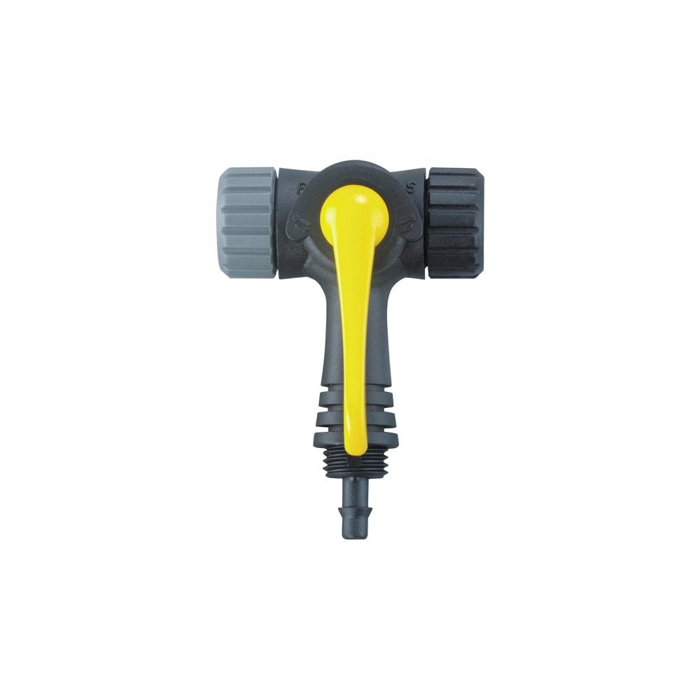Topeak Twinhead black replacement pump head for Presta and Schrader valves, compatible with bike pumps and accessories.