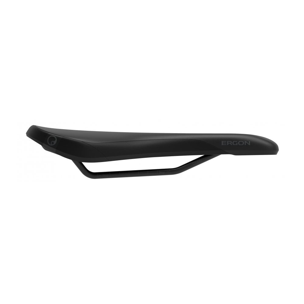 Ergon SM Enduro men's trail saddle with ergonomic design for control and comfort during mountain biking.