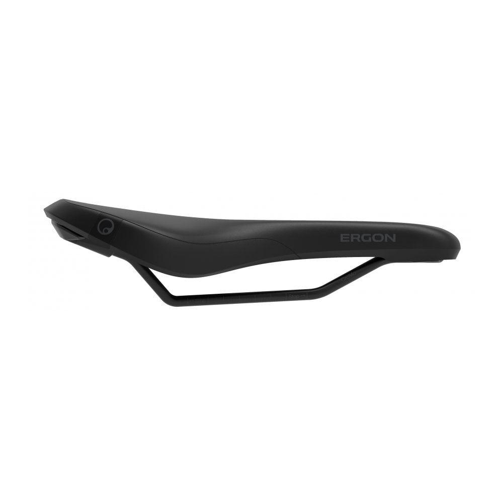 Ergon SMC women's mountain and road bike saddle with ergonomic design and supportive padding for comfortable cycling.