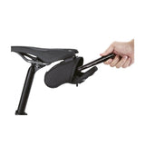 Topeak Nano TorqBar X bike torque wrench with integrated bit storage, black and silver, suitable for bike workshop use.