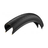 Pirelli Cinturato Velo tubeless-ready tyre with puncture protection and grip, shown mounted on bicycle wheel.