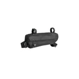 Topeak Midloader bike pannier bag mounted on bike frame, water-resistant storage accessory with 3L-6L capacity for cycling essentials.