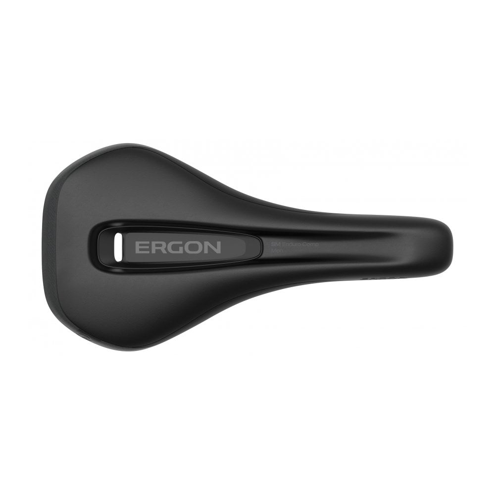 Ergon SM Enduro Comp men's ergonomic MTB bike saddle with streamlined design for control and comfort on rough trails.