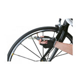 Topeak Hybrid Rocket RX silver and black road bike pump with CO2 inflator, 160psi, portable cycling accessories