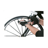 Topeak Hybrid Rocket RX silver and black road bike pump with CO2 inflator, compact and portable bike accessories for quick inflation