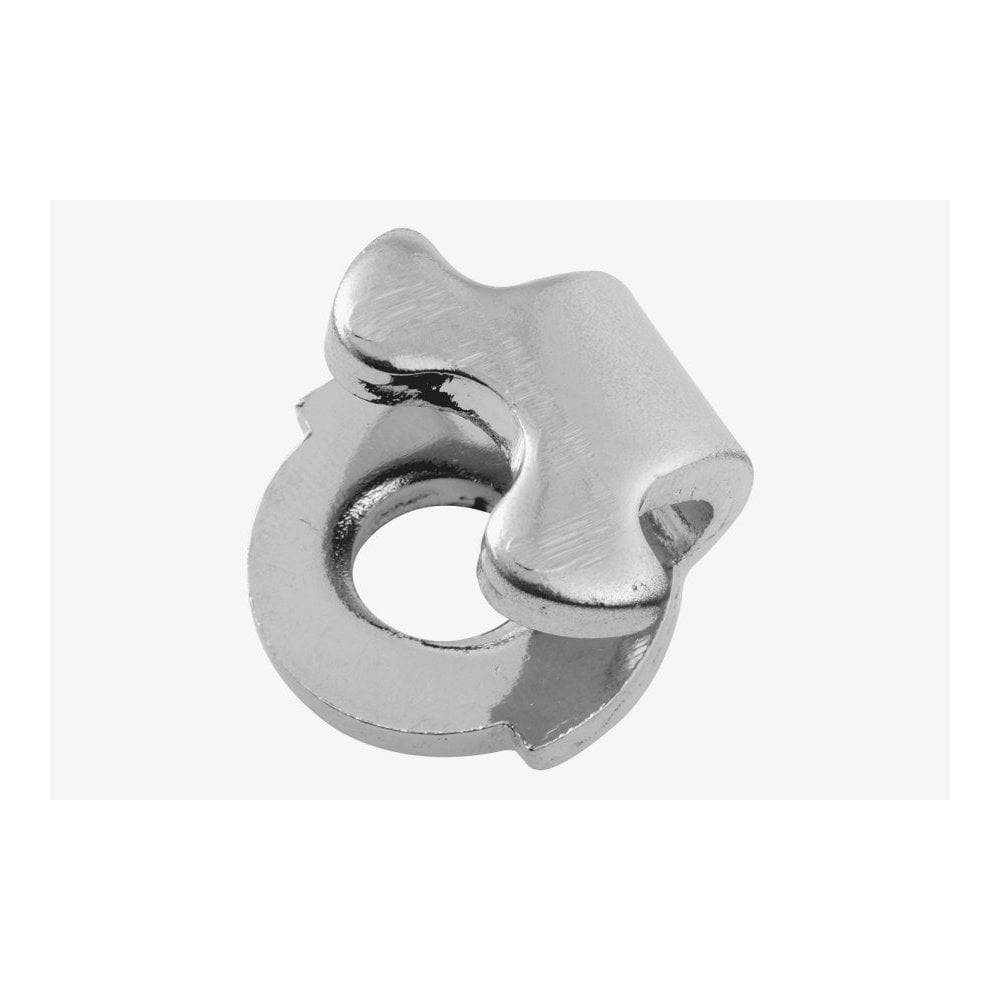 Brooks Standard Titanium Tension Shackle for titanium saddle components, showing the polished metal shackle and hardware details.