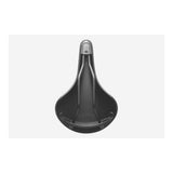Brooks C19 Cambium waterproof city commuter saddle with accessory loops, designed for all-weather urban cycling comfort.