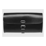 Brooks Challenge large leather tool bag for cyclists, handmade leather pannier accessory with durable, stylish design.