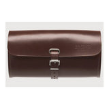 Brooks Challenge Large Leather Tool Bag for cyclists, handmade leather pannier accessory with durable design and classic style.