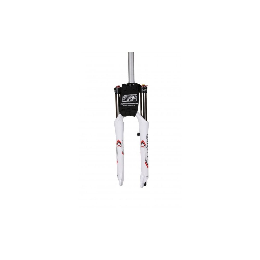 Black ValveGuards by RRP bike accessories, protective frame and valve guards for rattle prevention on bicycles.